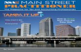 TAMPA IT UP - Main Street Practitioner · 2 Main Street Practitioner MAY - JUNE 2016 PRESIDENT’S MESSAGE A Message from the President, May - June 2016 You Spoke; We Heard! I hope