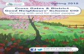 Cross Gates & District Good Neighbours’ Scheme CIO …...1 Call 0113 260 6565 Cross Gates & District Good Neighbours’ Scheme CIO Working with and for older people Spring 2018