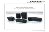 Jewel Cube series II speaker Direct/Reflecting …...3 Product Overview The Virtually Invisible ® series II speaker, Direct/Reflecting ® series II speaker, and Jewel Cube ® speaker