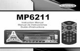 MP6211 - OwnerIQdl.owneriq.net/4/4364e71f-b2b7-4dd7-a22d-752b6b7b3a64.pdf · MP6211 1 INTRODUCTION Congratulations on your purchase of the Jensen MP6211 Mobile Receiver. It’s a