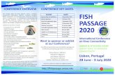 Fish Passage 2020 Passage 2020... · FISH PASSAGE 2020 International Conference on River Connectivity AMBER ... - Fish passes for non-salmonids - Holistic ﬁsh passes - Tidal barriers