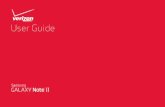 User Guide - Verizon WirelessSamsung Galaxy Note ∏ II User Guide GH68-37731A Printed in USA User Guide Guía del Usuario GH68_37731A Printed in Korea ANDROID SMARTPHONE User Manual