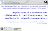 Implications of automation and collaboration in cockpit operations: the … Conference... · 2015-04-21 · Implications of automation and collaboration in cockpit operations: the