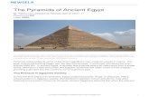 The Pyramids of Ancient Egypt The Pyramids of Ancient Egypt The Great Pyramid of Giza, also called the