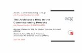 The Architect s Role in the Commissioning Process · The Architect’s Role in the Commissioning Process AIA Course Number CXENERGY1531 Michael Chelednik, AIA, Sr. Airport Terminal