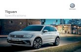 Tiguan - Volkswagen · Soft fold away grab handles, front and rear S S S S S S Headlights Coming / leaving home function S S S S S S Combined headlight and fog light switch S S S