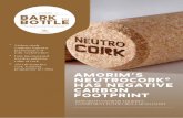 BtB #40 EN web - Amorim CorkAmorim’s Neutrocork ® HAS NEGATIVE CARBON FOOTPRINT EXCELLENCE IS IN OUR NATURE #40 NOVEMBER ‘18 Nielsen study conﬁrms superior performance of cork-sealed