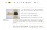 Four-Flap Enclosures - History Nebraska · Four-Flap Enclosures Inside this issue: About Four-Flap Enclosures 1 Making a Four-Flap Enclosure 1 Marking Piece A 2 Marking Piece B 4