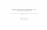 Open Shading Language 1 - GitHub...Open Shading Language (OSL) is a small but rich language for programmable shading in advanced renderers and other applications, ideal for describing