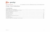 Poly Trio Solution - Poly, formerly Plantronics & Polycom · Poly Trio Solution Release Notes UC Software 5.9.1AA Plantronics, Inc. 2 ... Polycom RealPresence Trio 8800 system Poly