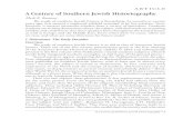 ARTICLE A Century of Southern Jewish Historiographyamericanjewisharchives.org/publications/journal/PDF/2007_59_01_02_bauman.pdfof the American Jewish Historical Society (AJHS) in 1892