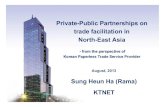 Private-Public Partnerships on trade facilitation in North ... · Private-Public Partnerships on trade facilitation in North-East Asia-from the perspective of Korean Paperless Trade