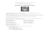 Ready for Multiplication · Ready for Math Reproducible Worksheets . Reproducible Worksheets for: Ready for Multiplication . These worksheets practice math concepts explained in the