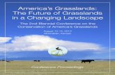 America’s Grasslands: The Future of Grasslands in …/media/PDFs/Wildlife/Americas...America’s Grasslands: The Future of Grasslands in a Changing Landscapes - Proceedings of the