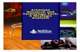 ARKANSAS RESEARCH AND TECHNOLOGY PARKplanning.uark.edu/campus_planning/content/ARTPstrategicanalysisC… · Tech Corporate Research Center, Blacksburg, Virginia also provided invaluable