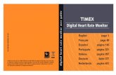 Digital Heart Rate Monitor - Timexassets.timex.com/user_guides/W248_M843/W248_M843_All.pdf · 2015-12-10 · Triathlon® Digital Heart Rate Monitor allows you to lock one or more