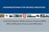 C130 E/B Avionics Modernization Project (AMP) AW ...eda.europa.eu/docs/default-source/documents/tr-c-130...C-130 AMP Scope SSM contracted with TAI upgrading of 13 TuAF C-130 Hercules