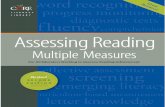 ASSESSING READING: MULTIPLE MEASURES€¦ · of Assessing Reading: Multiple Measures are granted permis-sion to reproduce pages for classroom use where permission has been stated.