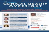 5th Annual CLINICAL QUALITY OVERSIGHTpmaconference.com/10.15.14-QualityOversight.pdf · 15/10/2014  · • IVRS Companies • EDC Companies • Other Clinical Service Providers .