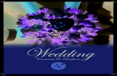 Wedding€¦ · ambiance to host your wedding reception. Our Ballroom can accommodate up to 250 . guests with our portable hard wood dance floor. Please find enclosed our wedding