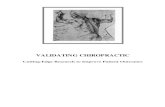 VALIDATING CHIROPRACTIC - Vortala 3 Introduction: Chiropractic Philosophy & Science Role of Chiropractic