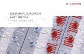 BERENBERG EUROPEAN CONFERENCE - STRATECir.stratec.com/stratec/pdf/pdf_id/506247.pdf · – Continuous revenues from consumable sales Minimum volume commitment ... IVD MARKET SEGMENTS