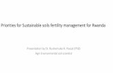 Priorities for Sustainable soils fertility management for ... · Compare the bench terraces and hedgerows along the contour lines about sustainable soil fertility management and adoption