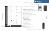 stylish & secure electronic lockers - Lockers - Celare for ...celare.com/wp-content/uploads/2016/05/DataSheets-Celare-Glass-US.pdfStandard Colors: Lockers provided with: 16 gauge powder