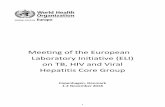 Meeting of the European Laboratory Initiative (ELI) on TB, HIV and Viral Hepatitis ... · 2019-01-09 · In response to this need, the European Laboratory Initiative (ELI) was established