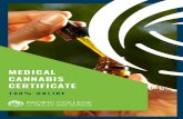 MEDICAL CANNABIS CERTIFICATE · credentialed professionals. Your Certificate in Medical Cannabis faculty members are no exception. Each one of them is an expert and active professional