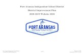 District Improvement Plan Port Aransas Independent School District · 2019-06-10 · Port Aransas Independent School District District Improvement Plan 2018-2019 Website 2018 Port