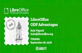 LibreOffice ODF Advantages · 2018-10-19 · LibreOffice ODF Advantages Italo Vignoli italo@libreoffice.org TIRANA September 26, 2018. ... Excel color rgb="FFFF0000" ... a different