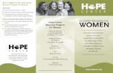 Recovery Program for Women - hopectr.org · Lexington, KY 40504 Mailing Address P.O. Box 6 Lexington, KY 40588 Telephone (859) 252-2002 Fax (859) 252-2592 E-mail womensprogram@hopectr.org