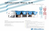 Omicron Rev S4 · 2019-10-14 · OMICRON REV S4 can operate down to -15°C, granting heating output without interruptions. In fact, the defrost cycle can be a critical condition: