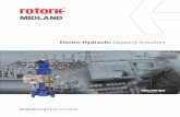 Electro-Hydraulic Stepping Actuators€¦ · The electro-hydraulic stepping actuator provides a cost effective alternative solution to the mechanical ratchet style mechanism occasionally