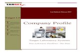 T Company Profile - Target LS Profile 2017.pdf · Company Profile Target Laboratory Systems Your Laboratory Excellence.. Our Duty Target LS . Target Laboratory Systems was established