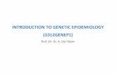 INTRODUCTION TO GENETIC EPIDEMIOLOGY (1012GENEP1)kvansteen/GeneticEpi-UA/Class3... · 2013-03-21 · Introduction to Genetic Epidemiology Genetic Association Studies K Van Steen Types