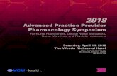Advanced Practice Provider Pharmacology … APP...pharmacotherapeutics in caring for patients with CHF, COPD, rheumatic diseases, delirium, sexually transmitted infections and an update