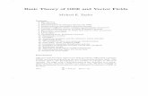 Basic Theory of ODE and Vector Fields - Michael E. Taylor · ﬂrst-order diﬁerential operators; from a more advanced perspective, it is reasonable to think of the Lie derivative,