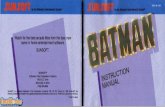 Batman: The Video Game - Nintendo NES - Manual - … · 2016-12-10 · GOTHAM CITY. As he investi- gates "ODID" Nerve Gas Scandal, BATMAN travels through the dark, deserted main street.