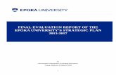 Final Evaluation Report of the Epoka University’s ...epoka.edu.al/mat/Final Evaluation Report of the... · Dear Epoka University students, staff members and stakeholders, It is