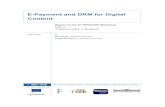 E-Payment and DRM for Digital Content · i Disclaimer This publication is a deliverable of the INDICARE project. INDICARE is financially sup-ported by the European Commission’s