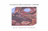 Lenten Devotions 2020 - abcopad · 2020-01-20 · Lenten Devotions 2020 ... This e-book file and its devotions may be reproduced for noncommercial use by individuals, churches and