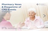 Pharmacy News & Progamme of CPD Events€¦ · Pharmacy News & Progamme of CPD Events Spring/Summer 2019 In this issue HEIW News NESA Update ... and would like to in the future, please