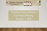 Transition Parent Advisory Committee Meeting …...2018/10/02  · adam.ringwood@stjohns.k12.fl.us Laura.fort@stjohns.k12.fl.us 17 Project SEARCH RENASSAI NCEW ORLD GOLF VILLAGE RESORT