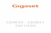 QV830 - QV831 QV1030 - Gigaset...Gigaset QV830/QV831/QV1030 / LUG - AE-IE-UK en / A31008-N1 166-R101-2-7619 / starting_print-version-only.fm / 2/26/14 Template Borneo, Version 1, 21.06.2012