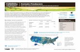 Female Producers - USDA · female producers 388 million acres $148 billion agriculture sales In 2017, the United States had 1.2 million female producers, accounting for 36 percent