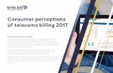 Consumer perceptions of telecoms billing 2017...Consumer perceptions of telecoms billing 2017 1. Why focus on improving billing? The bill is a frequently overlooked but essential element