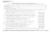 Kindergarten Communication Questionnaire · Kindergarten Communication Questionnaire . ... SLP see reverse Kindergarten Registration Questionnaire (Revised October 2015) Page 2 ...