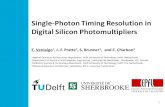 Single-Photon Timing Resolution in Digital Silicon ... · 1 Single-Photon Timing Resolution in Digital Silicon Photomultipliers E. Venialgo1, J.-F. Pratte2, S. Brunner3, and E. Charbon4